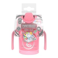 لیوان آبمیوه خوری 230 میل پاستل صورتی تویست شیک Twistshake