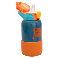 فلاسک آب استيل طرح دار رنگ سبز هلو دریم Hello dream