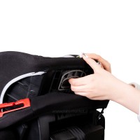 صندلی ماشین لورلی LORELLI مدل ایزوفیکس دار رنگ مشکی ، طوسی