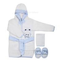 ست 5 تيکه طرح گوسفند رنگ آبی گایه Gaye