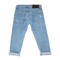 شلوار جين اسپرت زاپ دار رنگ آبی روشن زارا بیبی Zara Baby