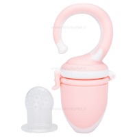 توری میوه خوری با درپوش رنگ صورتی بیبی سیل Babisil