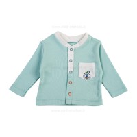 آستین بلند جلو دکمه طرح جانگل سایز nb برند polonyx