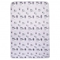 زیرانداز تعویض طرح گوسفند رنگ طوسی سایز بزرگ ایسیز