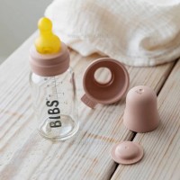 شیشه شیر پیرکس 110 میل رنگ کالباسی فاقد جعبه بیبز Bibs