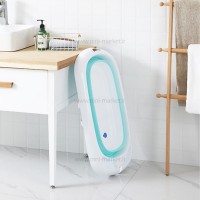 وان حمام آکاردئونی یا تاشو رنگ سبزآبی رووکو Rovco